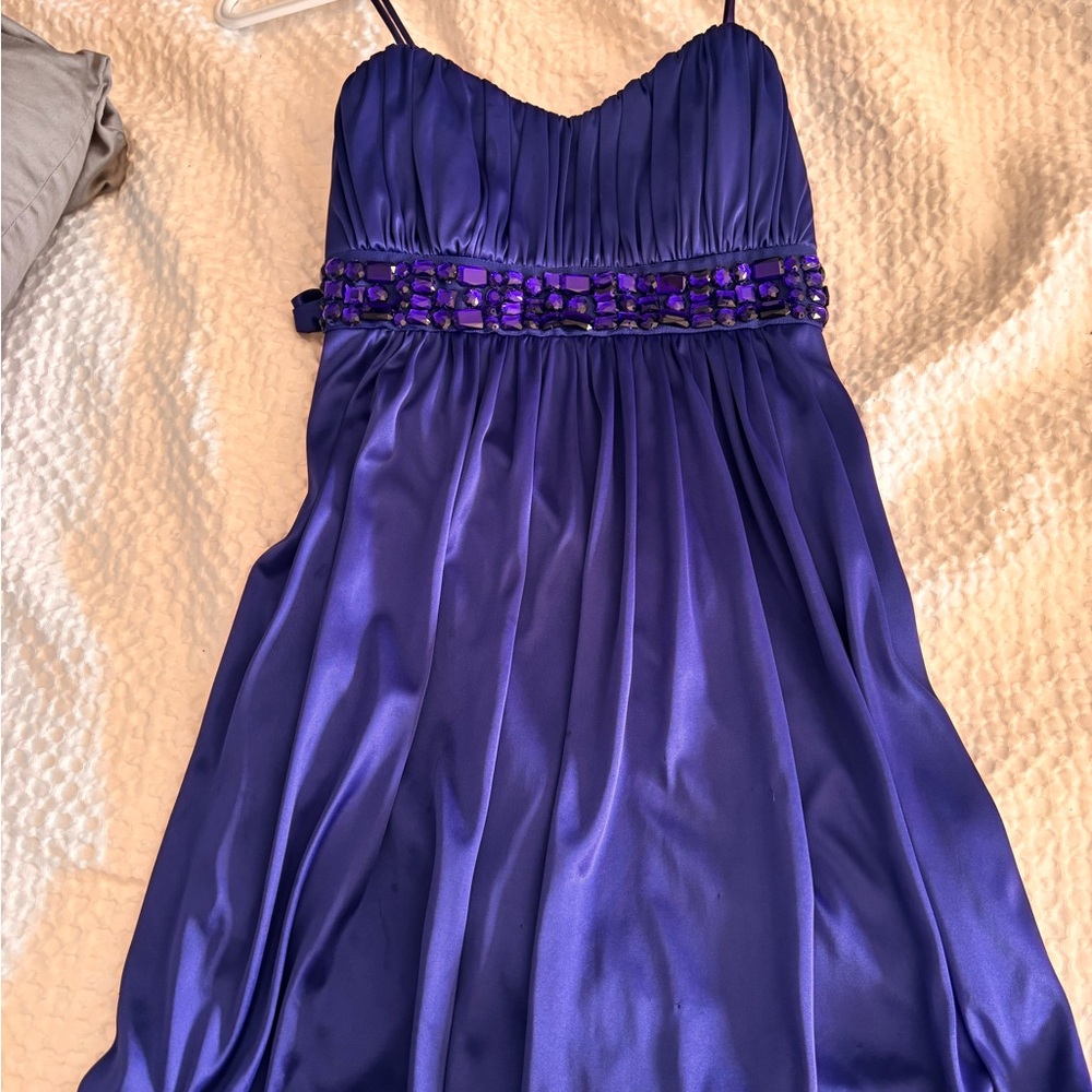 Royal Blue Laura Petite Prom Dress